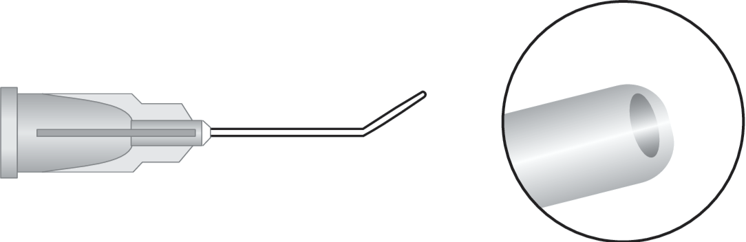Anterior Chamber Cannula (Rycroft) (Air Injection & Irrigating Cannula)